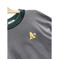 Vintage 1990's Starter Oakland Athletics Mockneck Pullover