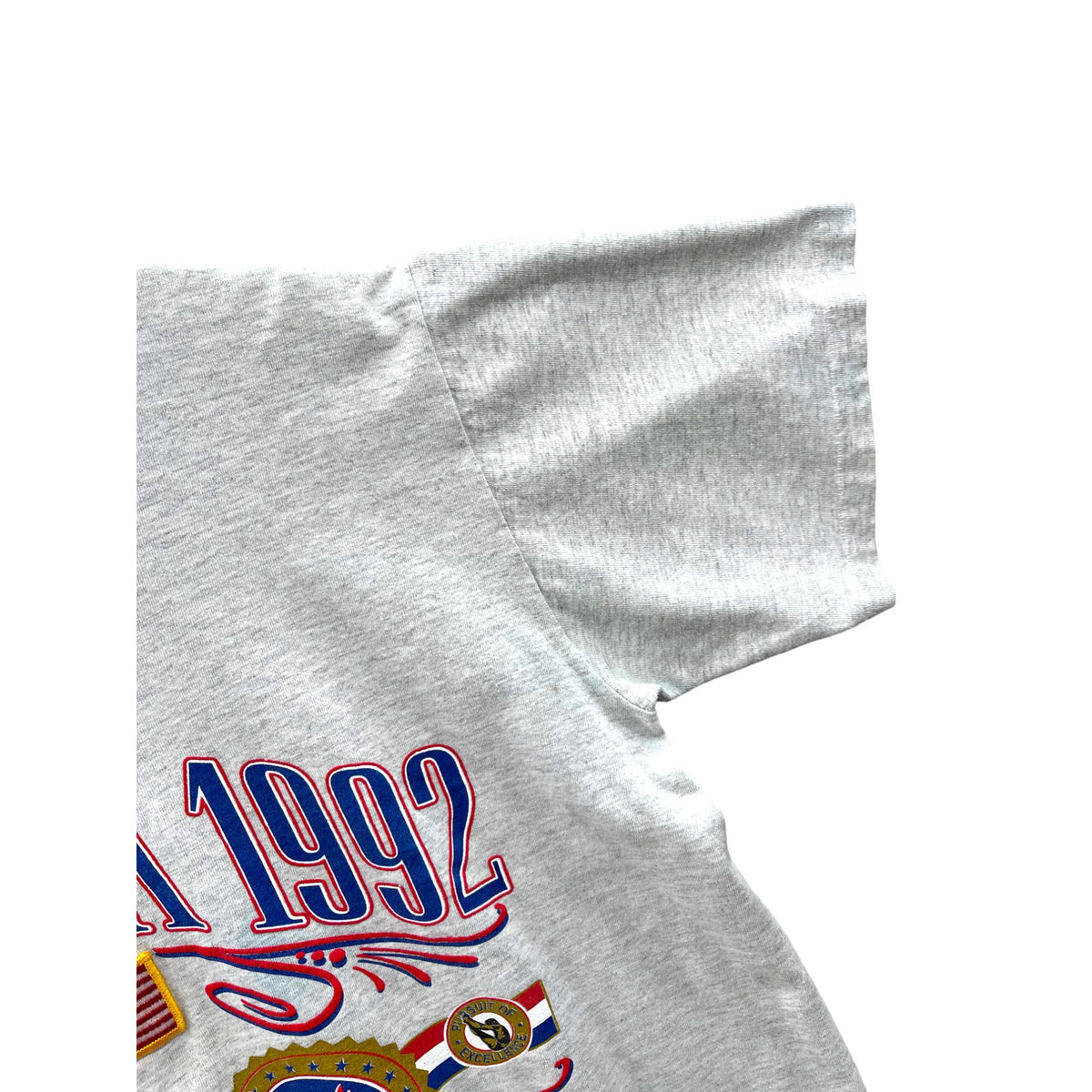 Vintage 1990's Team USA Basketball 1992 Barcelona Crest Tee