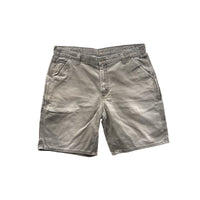 Vintage Carhartt Distressed Gray Canvas Cargo Shorts