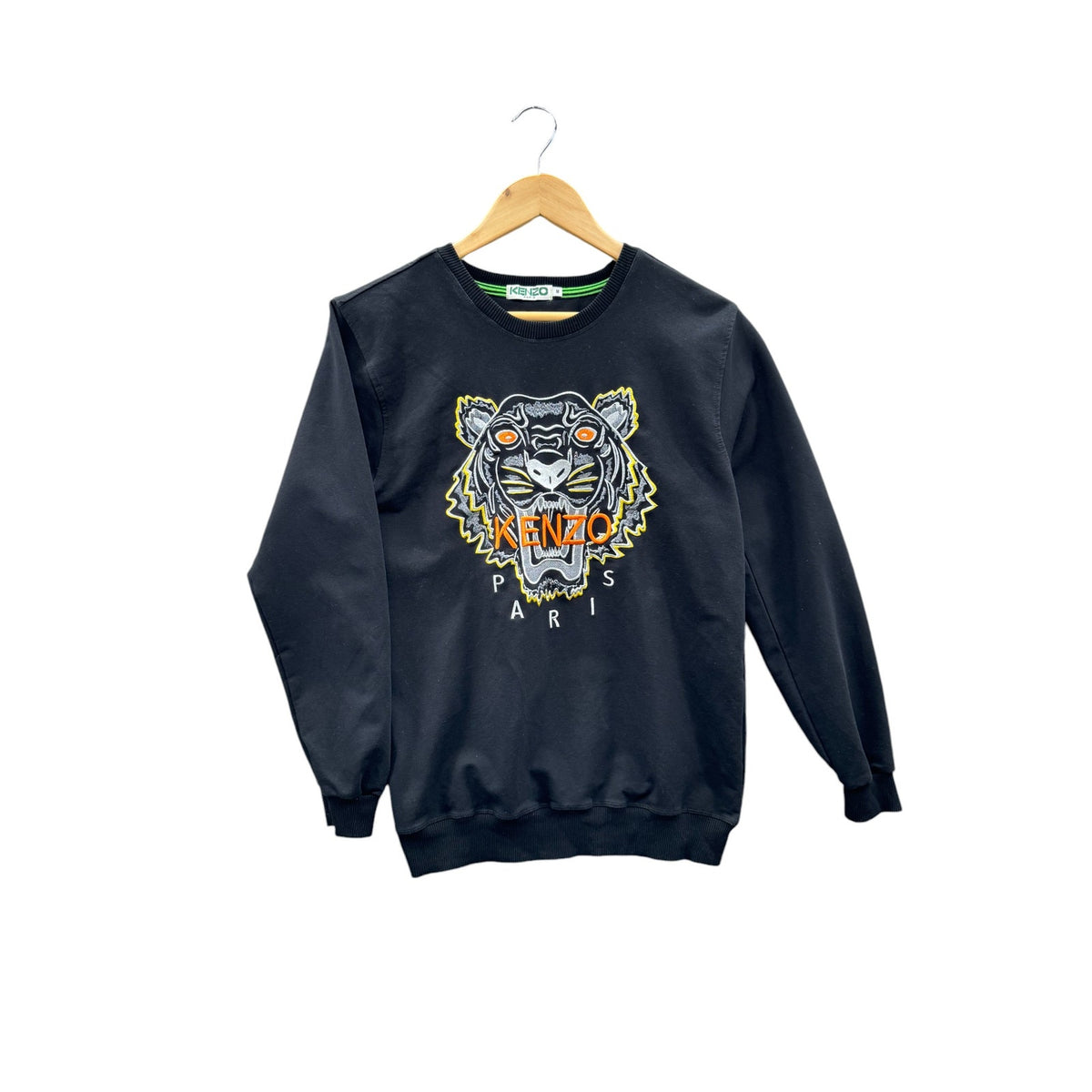 Kenzo Paris Embroidered Tiger Graphic Crewneck