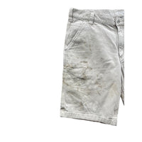 Vintage Carhartt Distressed Tan Canvas Utility Carpenter Shorts