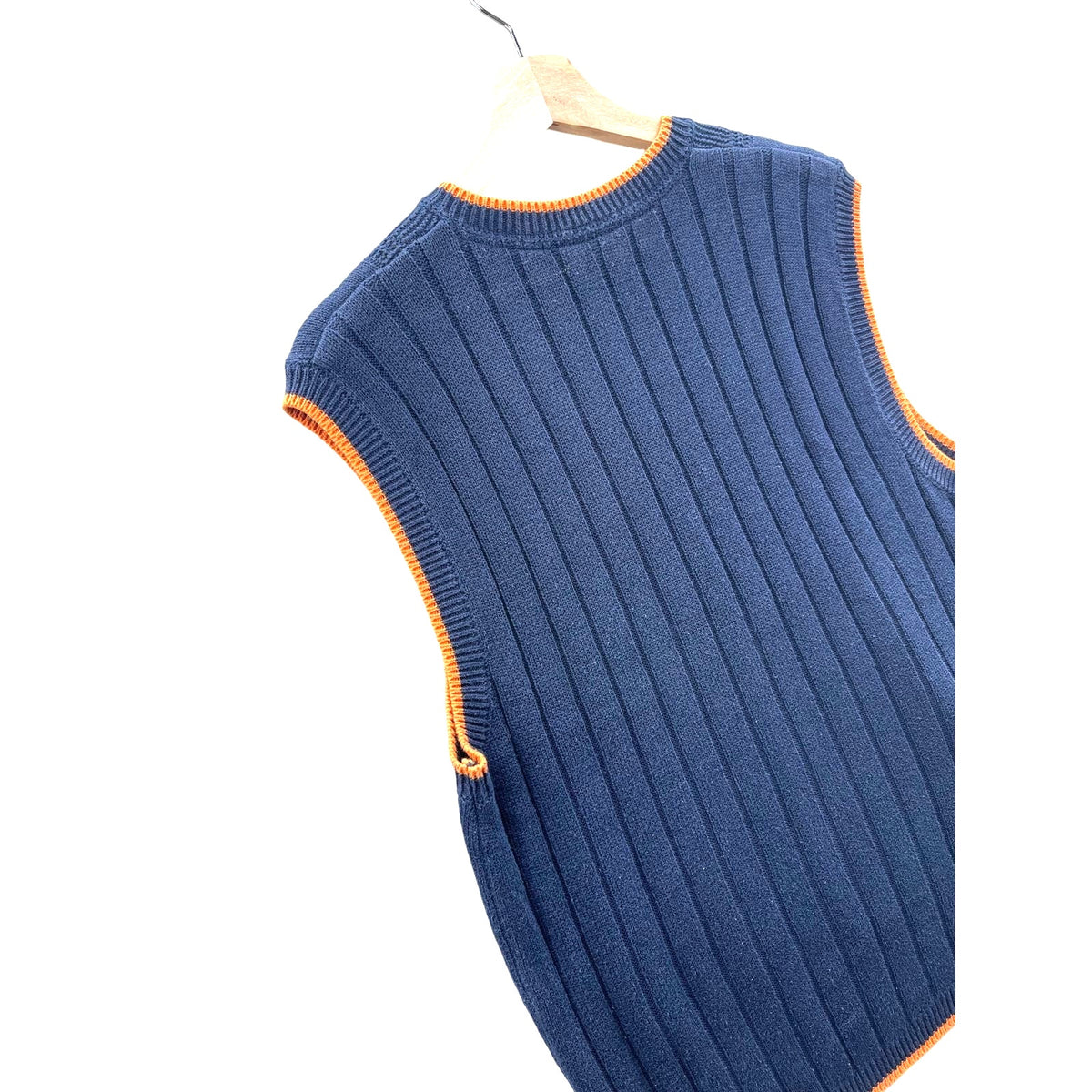 Vintage 1990's Fubu Sports Two-Tone Cable Knit Sweater Vest