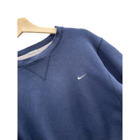 Vintage 2000's Nike Navy Essential Swoosh Crewneck