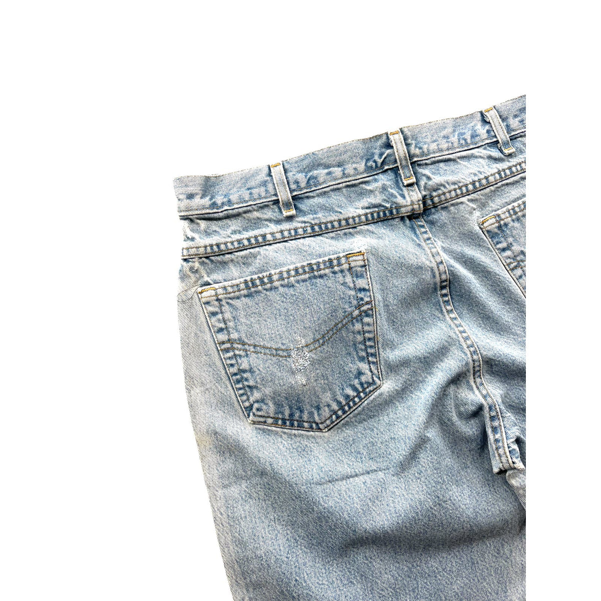 Vintage Carhartt Light Blue Denim Jean Shorts