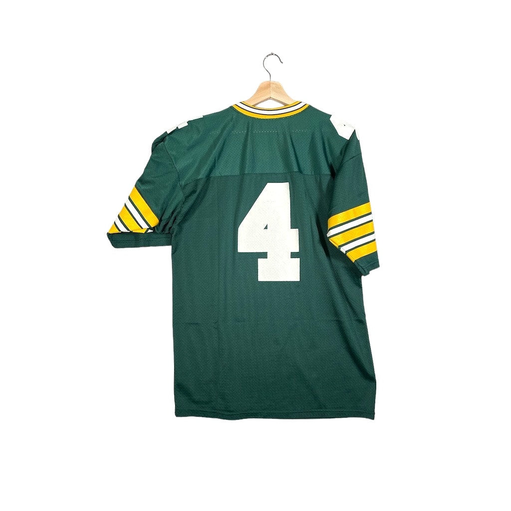 Vintage 1990's Green Bay Packers Brett Farve #4 Champion Football Jersey