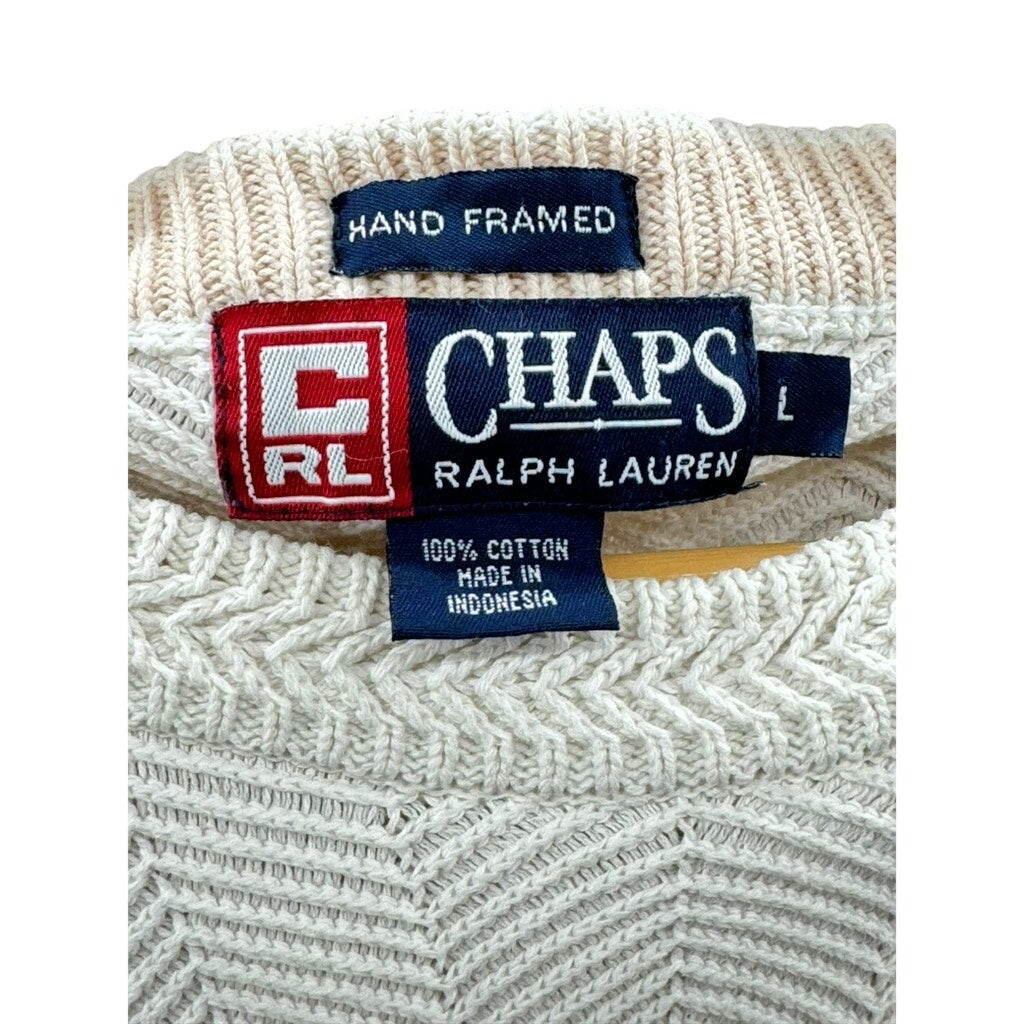 Vintage Chaps Ralph Lauren Men's Hand Framed Pullover Sweater