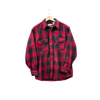 Vintage Fieldmaster Midweight Buffalo Check Button Up Flannel Shirt