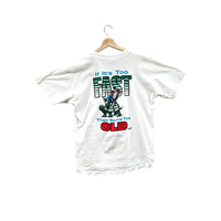 Vintage 1996 Speed Freak Parody Cartoon Graphic T-Shirt