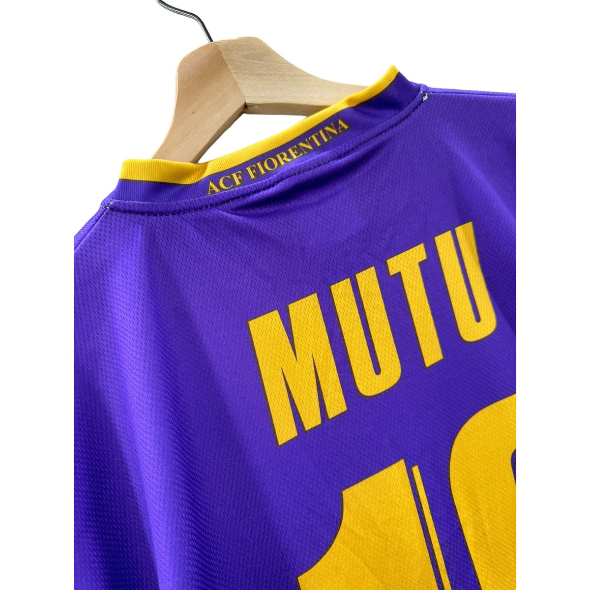 Vintage ACF Florentina Mutu #10 Soccer Futbol Jersey