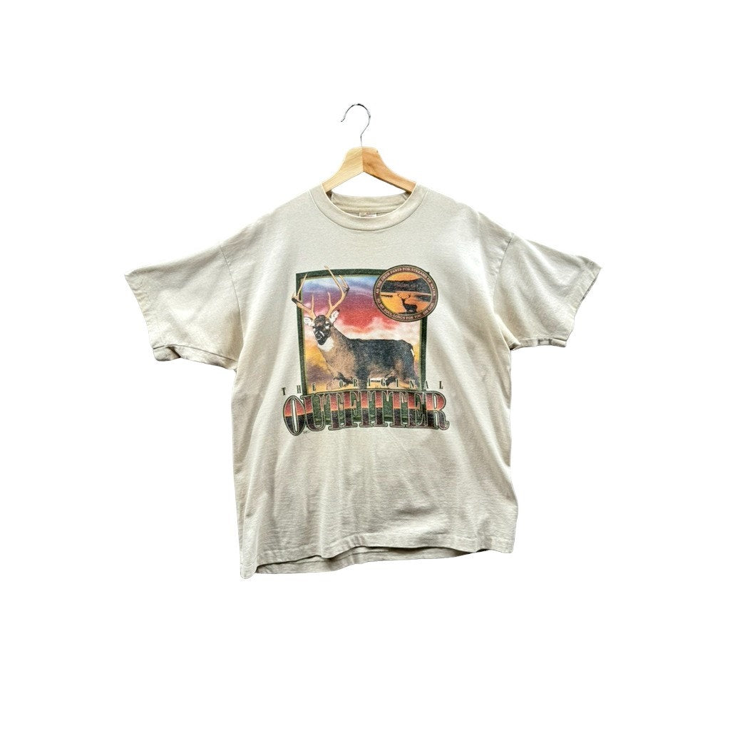 1990's The Original Outfitter Outdoor Deer Graphic Tee