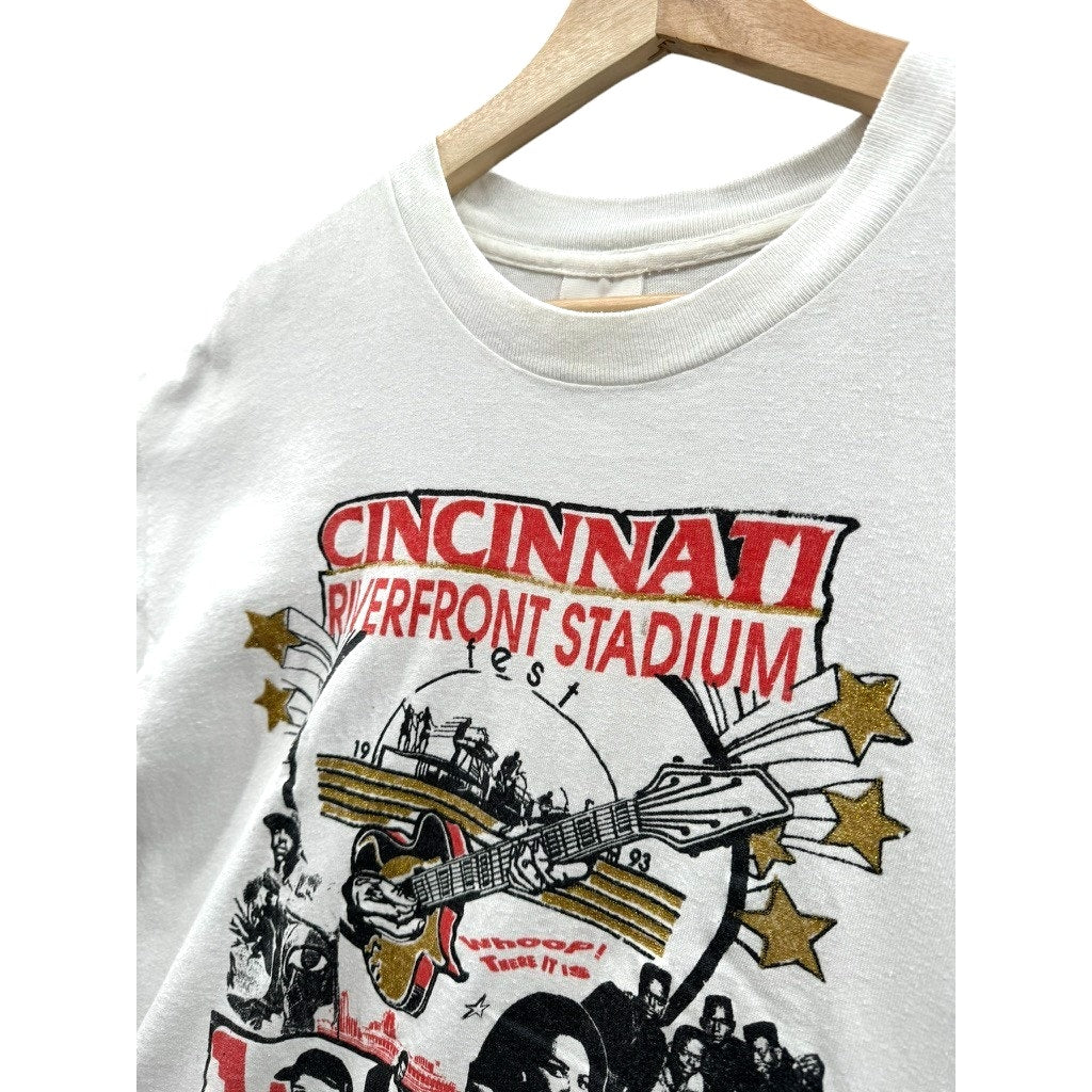 Vintage 1993 Cincinnati Jazz Festival Riverfront Stadium R&B Soul Tee