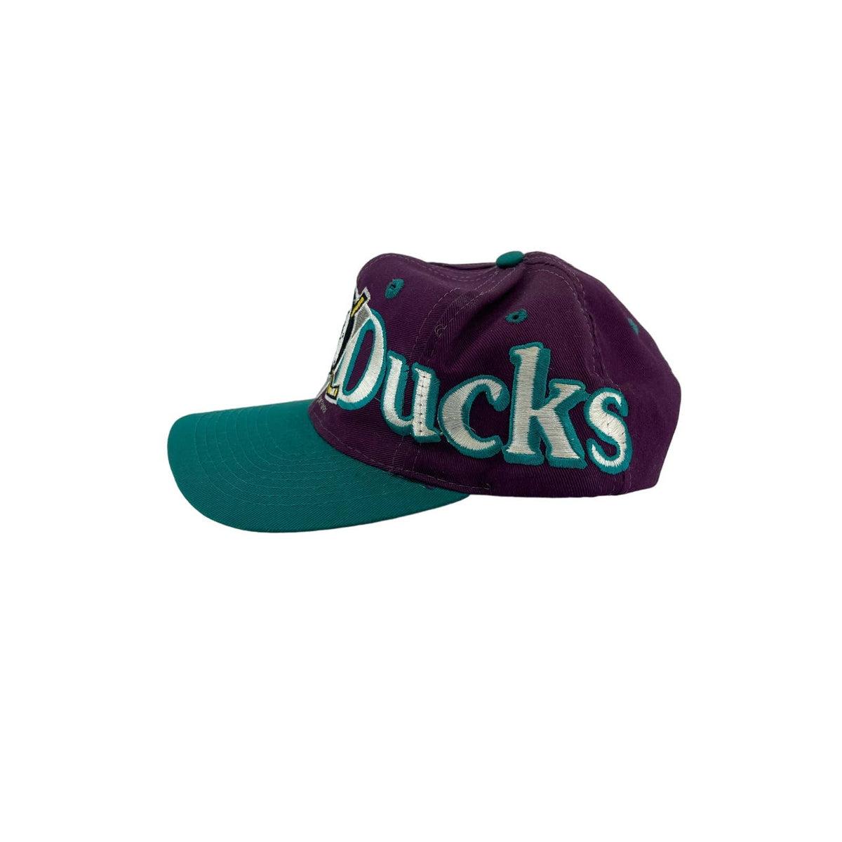 Vintage 1990's Mighty Ducks Logo 7 Snapback Hat