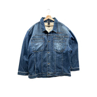 Vintage Sean John Indigo Washed Denim Trucker Jacket