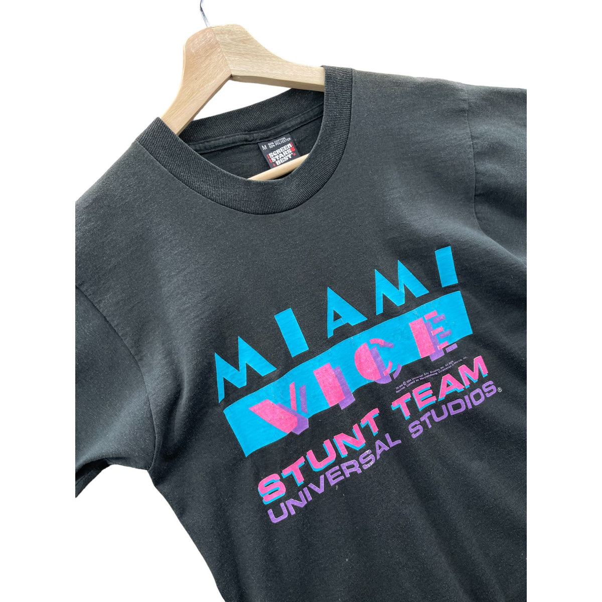 Vintage 1980's Miami Vice Stunt Team Graphic Tee