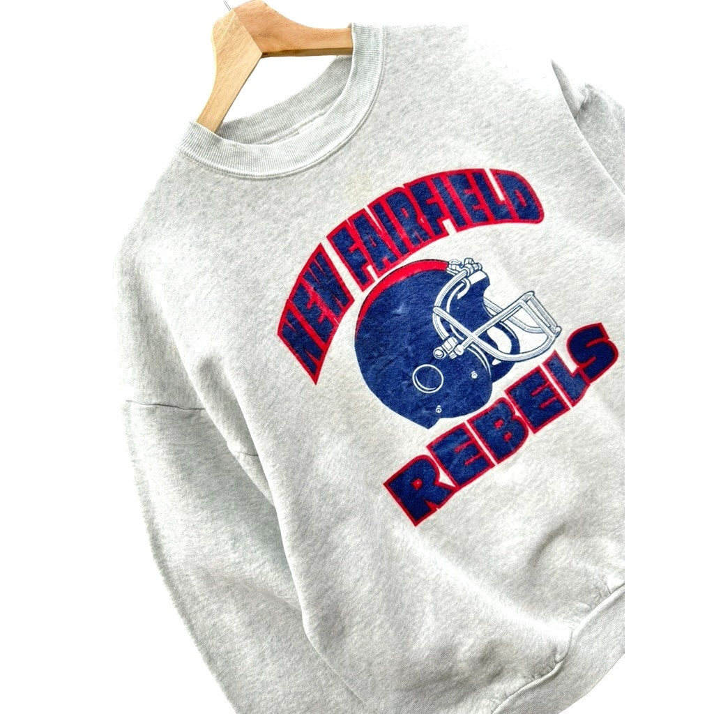 1990's New Fairfield Rebels USA Football Crewneck