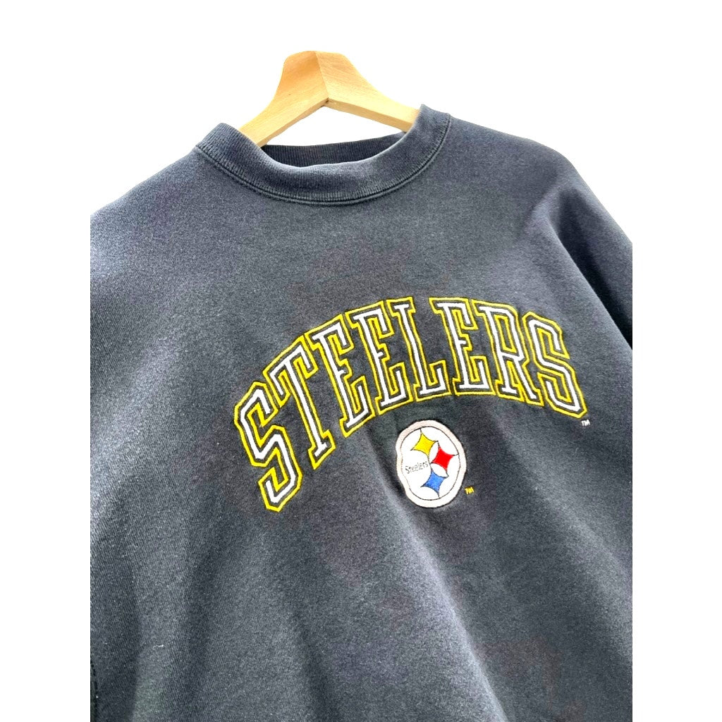 Vintage 1990's Logo Athletic Pittsburgh Steelers Crewneck