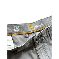 Carhartt Force Mens Relaxed Light Grey Rugged Cargo Shorts 46W