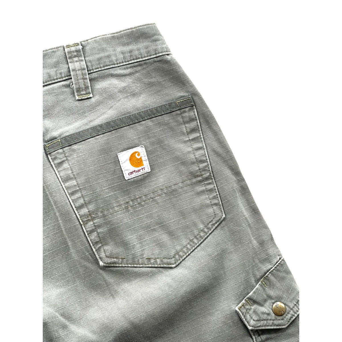 Vintage Carhartt Moss Green Cargo Workwear Shorts