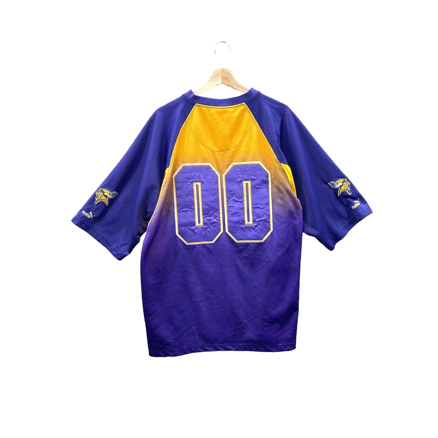 Vintage Puma Minnesota Vikings Mesh Gradient Football Team Jersey