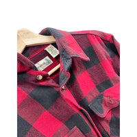 Vintage Fieldmaster Midweight Buffalo Check Button Up Flannel Shirt