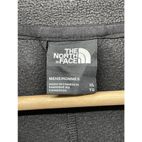 Vintage The North Face Men's Black Full Zip Fleece Jacket (XL)