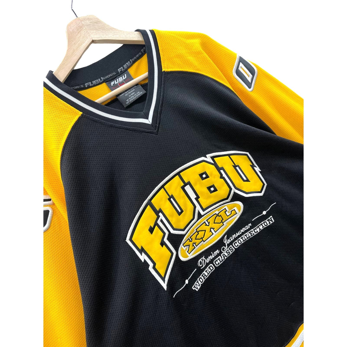 Vintage Fubu XXL World Class Collection Mesh Knit Hockey Jersey