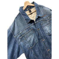 Vintage Sean John Indigo Washed Denim Trucker Jacket