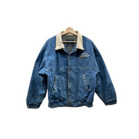 Vintage 1990's Pem Brand Mark's Hauling Denim Trucker Jacket