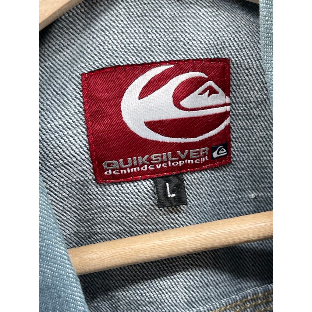 Vintage Quiksilver Denim Development Denim Trucker Jacket