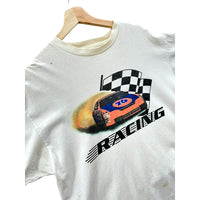 Vintage 1990's 76 Racing NASCAR Distressed Graphic Tee