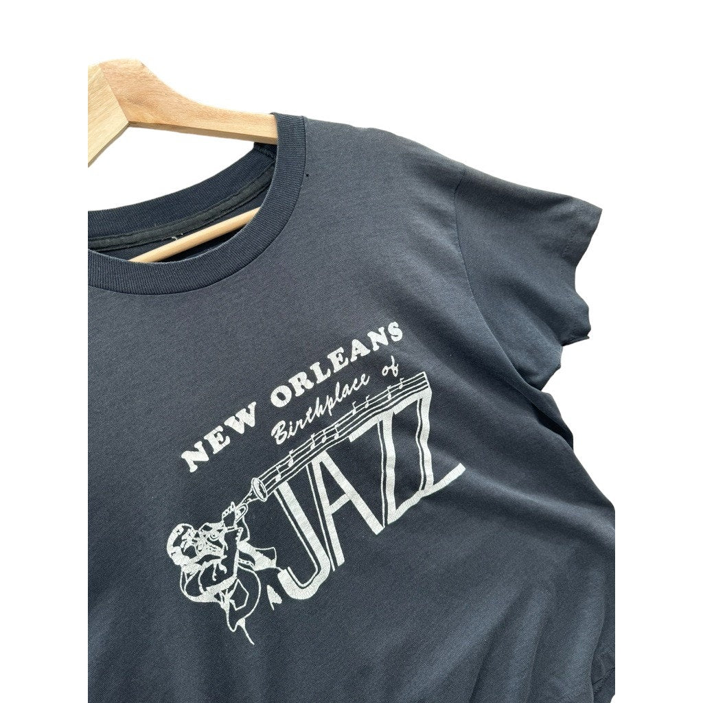 Vintage 1980's New Orleans Birthplace of Jazz Graphic Tee