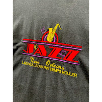 Vintage New Orleans Jazz Embroidered Graphic Tee