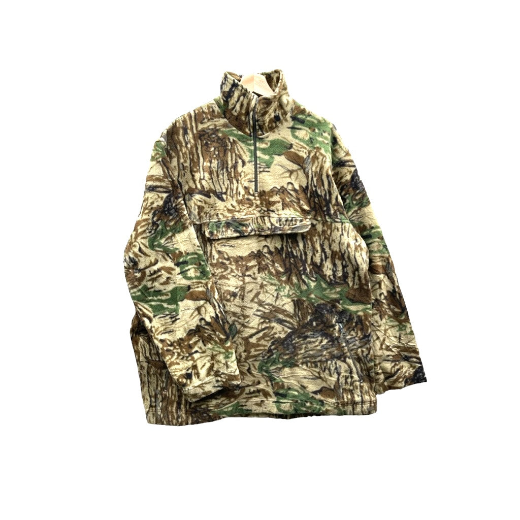 Vintage 1990's Univers Outdoor Camo Pullover Fleece