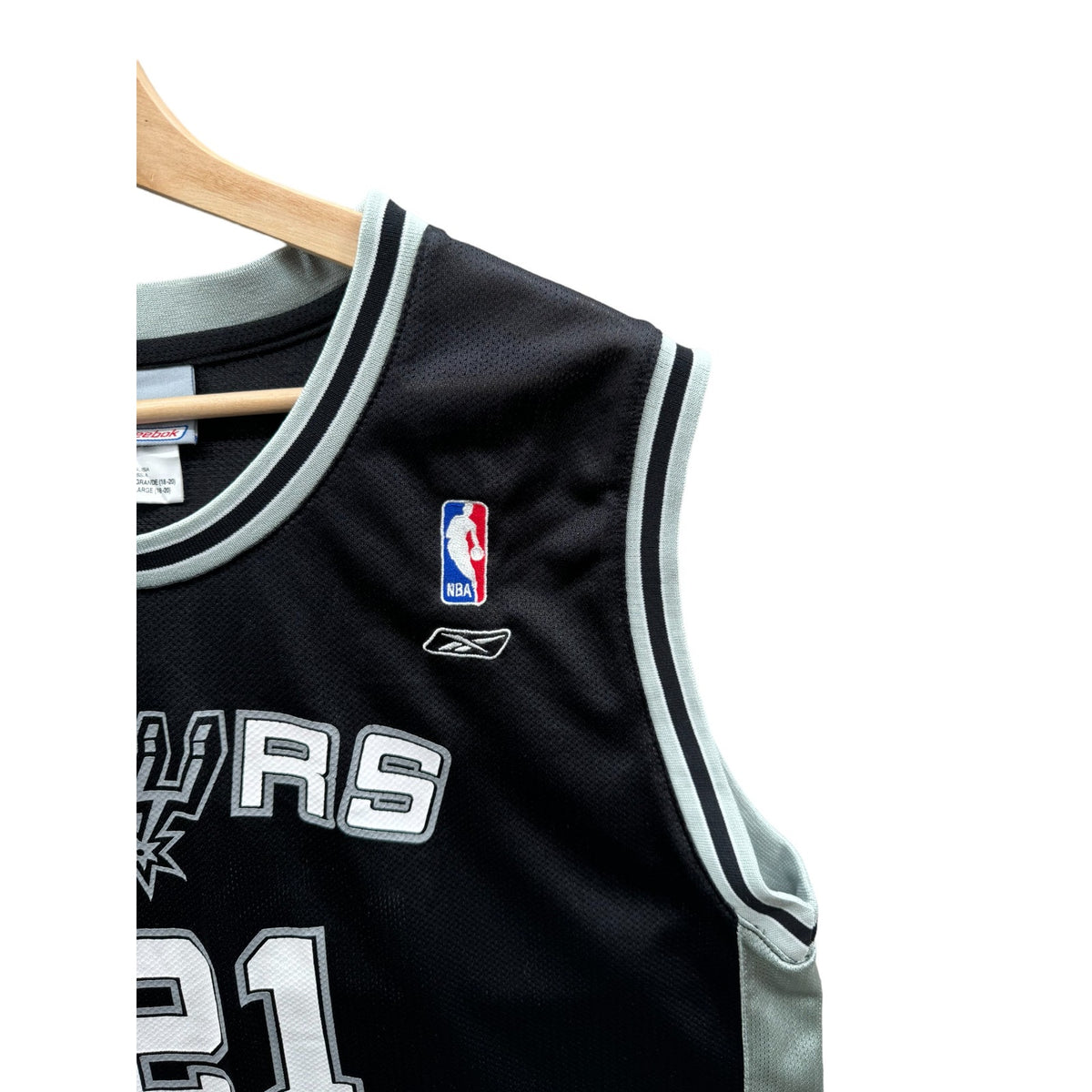 Adidas San Antonio Spurs Tim Duncan Youth NBA Team Jersey