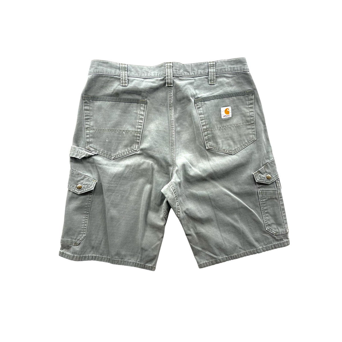 Vintage Carhartt Moss Green Cargo Workwear Shorts