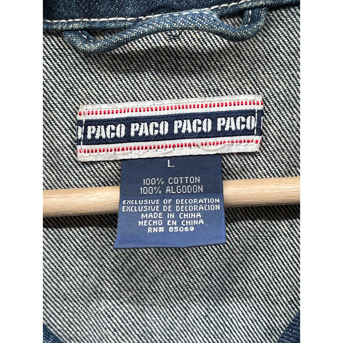 Vintage 1990's Paco Jeans Co. Denim Chore Jacket