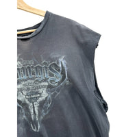 Vintage Harley-Davidson Sturgis 2012 Distressed Cut Off Tee