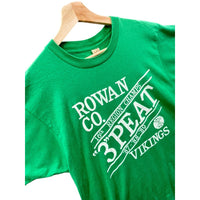 Vintage 1980's Rowan Co. Vikings Basketball Graphic Tee