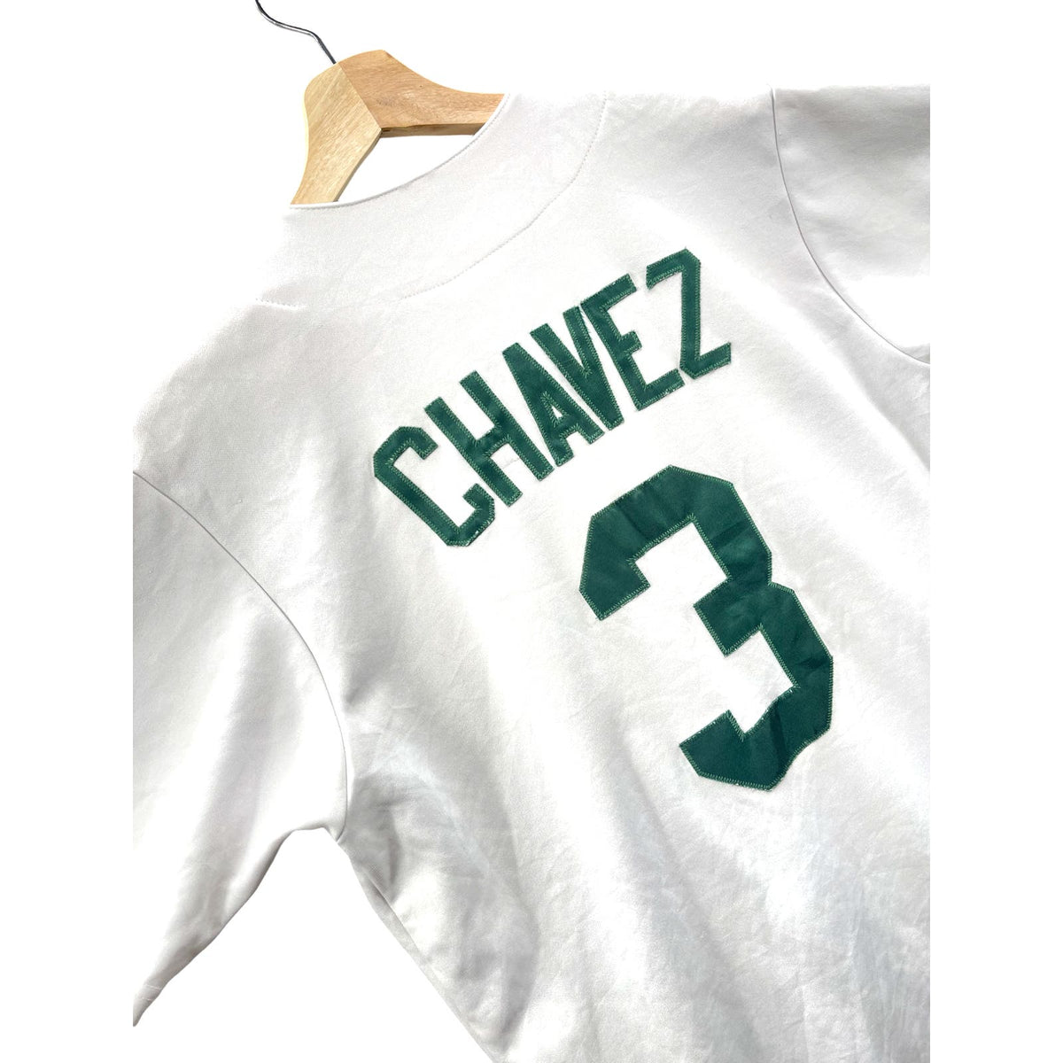 Vintage Majestic Oakland Athletics Eric Chavez MLB Home Jersey