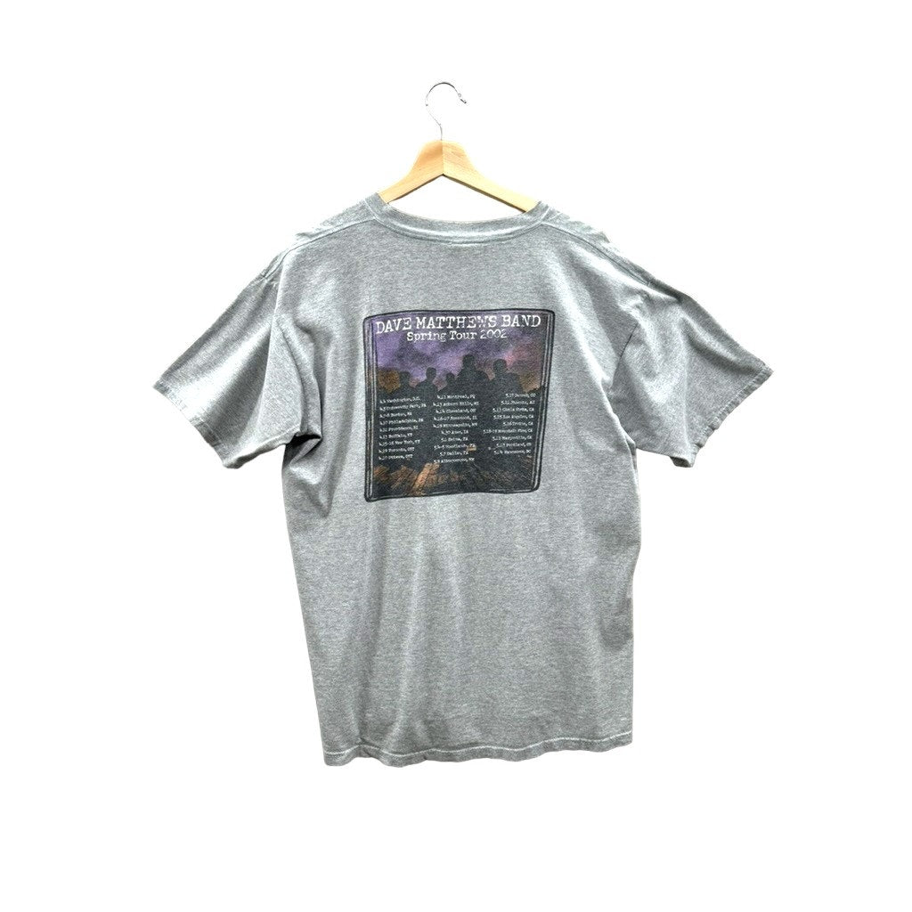 Vintage 2002 Dave Matthews Band Spring Tour Graphic T-Shirt
