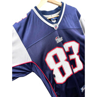 Vintage 2000's Reebok New England Patriots Wes Welker NFL Team Jersey