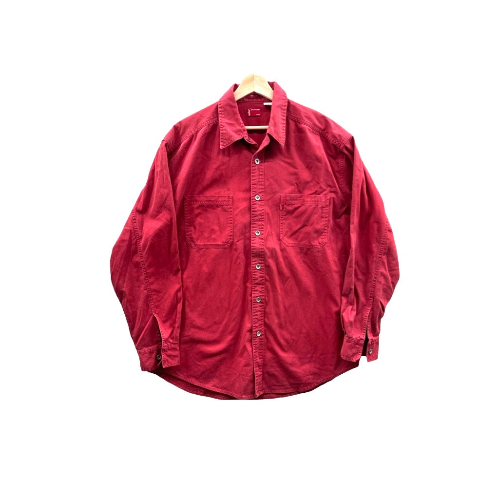 Vintage Levi's Red Button Up Shirt Loose Fit