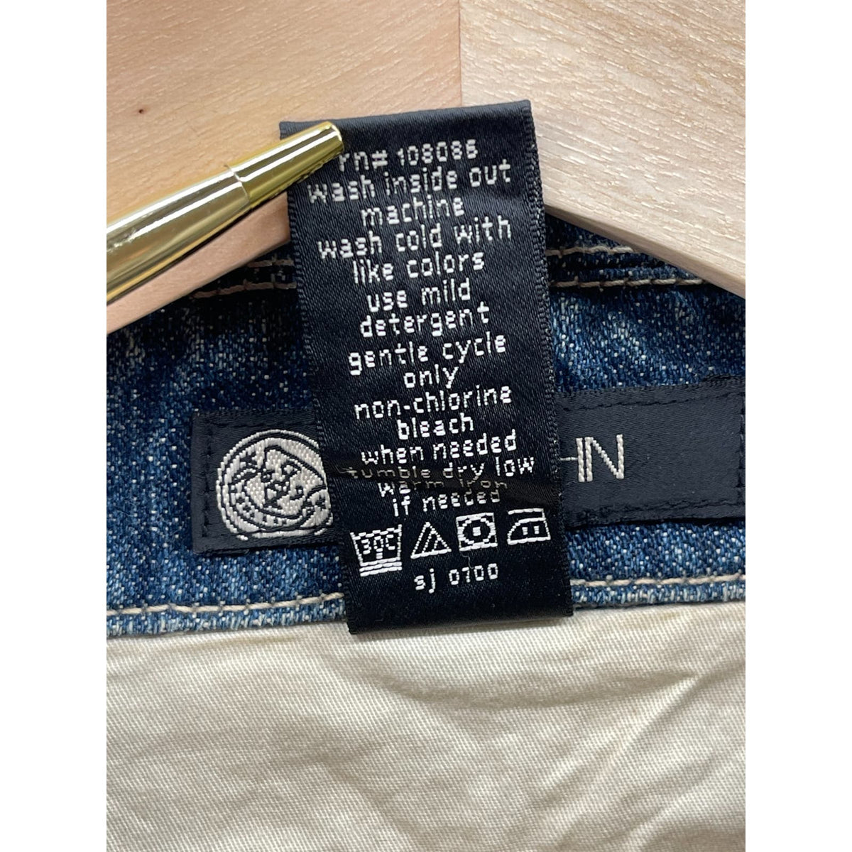 Vintage Sean John Indigo Washed Denim Trucker Jacket