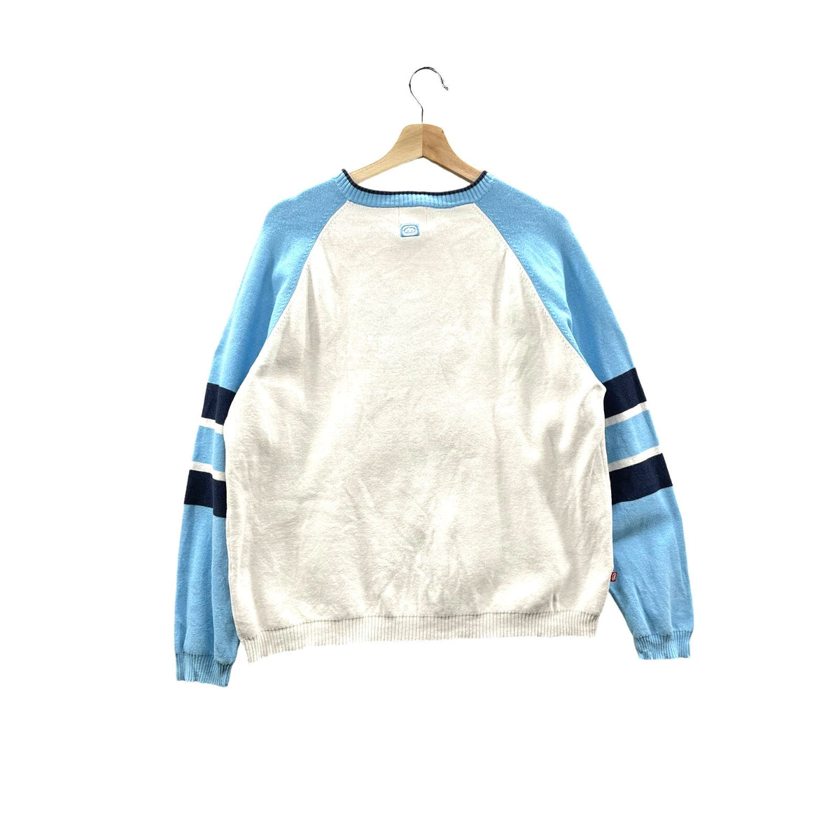 Vintage Ecko Unltd. Embroidered Striped Pullover Sweater