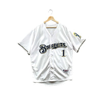 Majestic Authentic Milwaukee Brewers Hart #1 Baseball Jersey