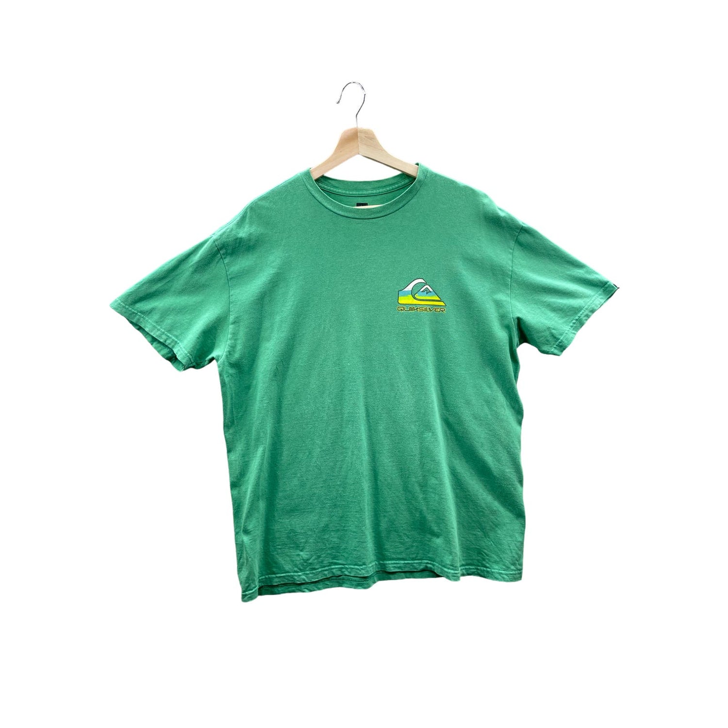 Vintage Quiksilver Surfwear Green Graphic T-Shirt