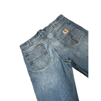 Vintage Carhartt Distressed Blue Denim Jeans 34x30