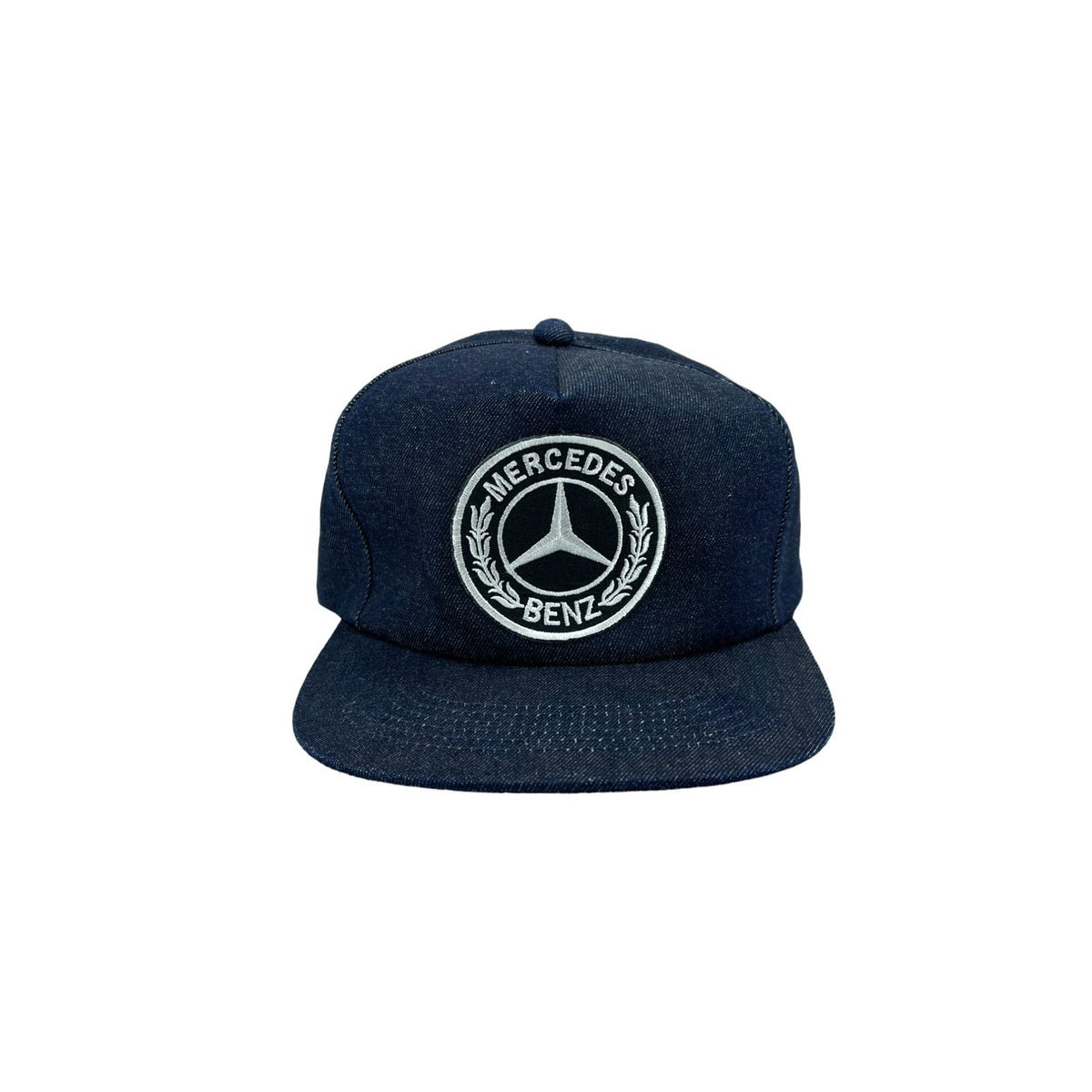 Vintage 1990's Mercedes Benz YoungAn Denim Snapback Hat