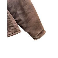 Vintage Carhartt Distressed Quilt Lined Dark Brown Workwear Jacket