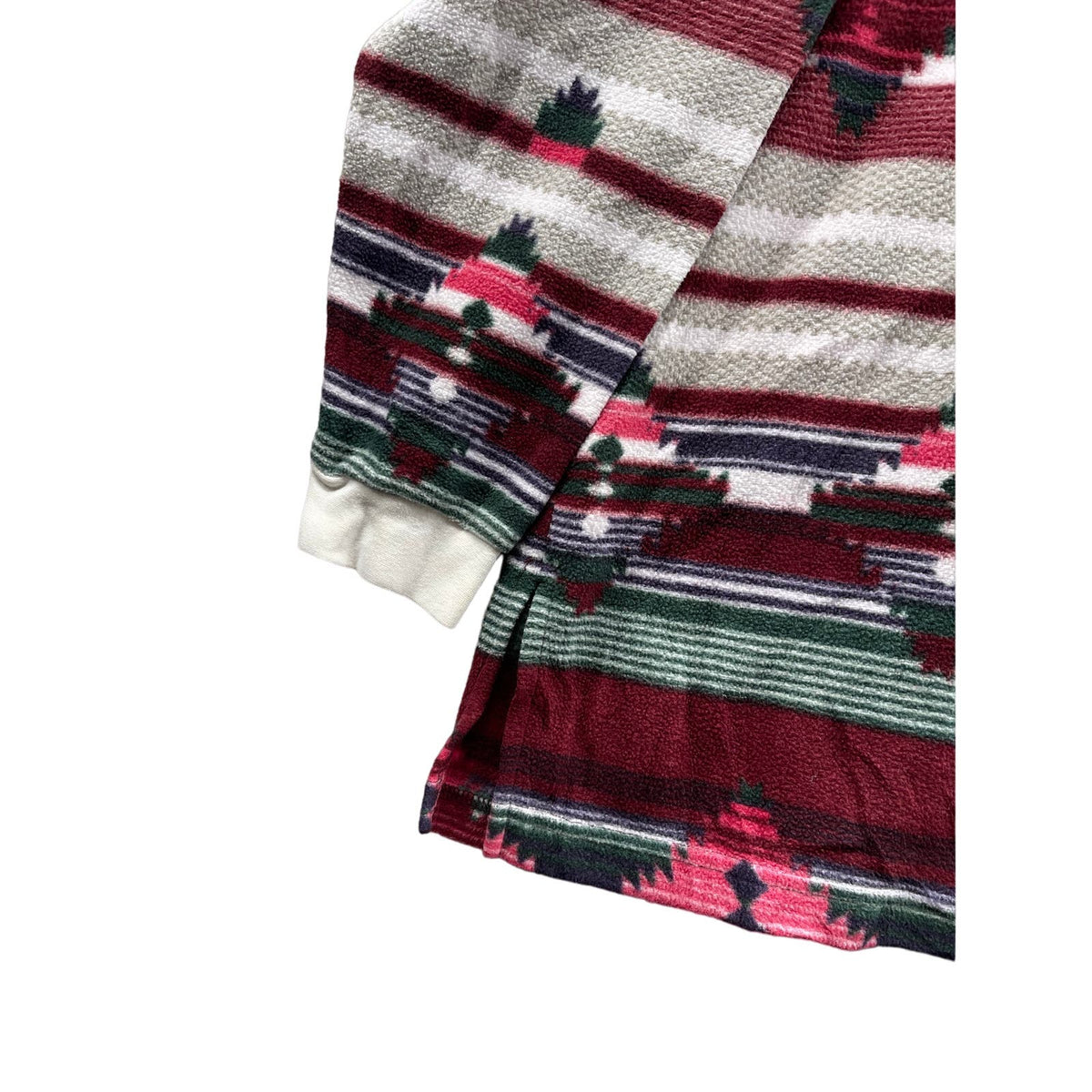 Vintage 1990's Blair Southwest Aztec Mock Neck Fleece Pullover